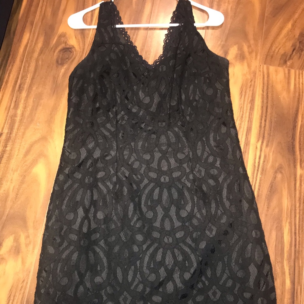 Black Lace Cocktail Dress